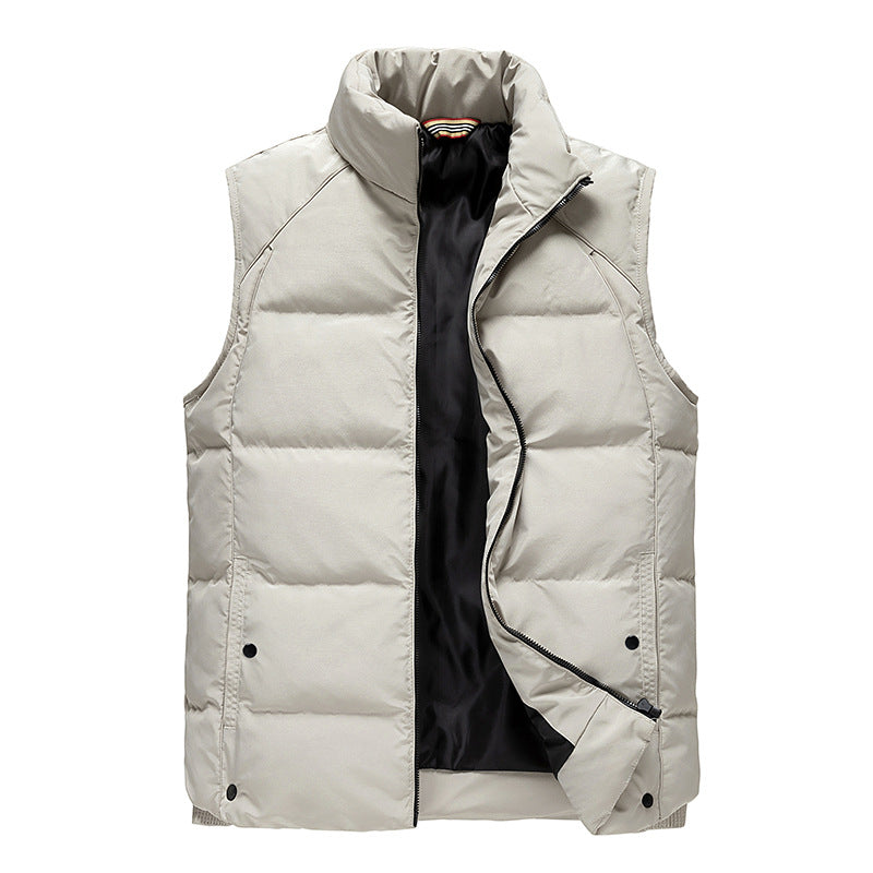 Men's Windproof Casual Vest in Polyester Fiber