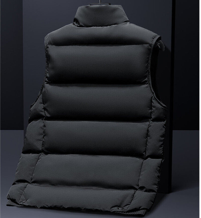 Men's Windproof Casual Vest in Polyester Fiber