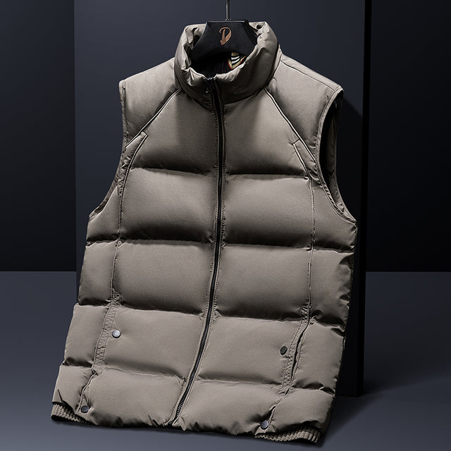 Men's Windproof Casual Vest in Polyester Fiber