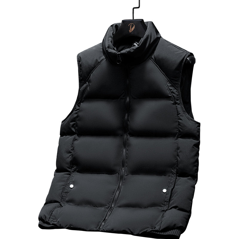 Men's Windproof Casual Vest in Polyester Fiber