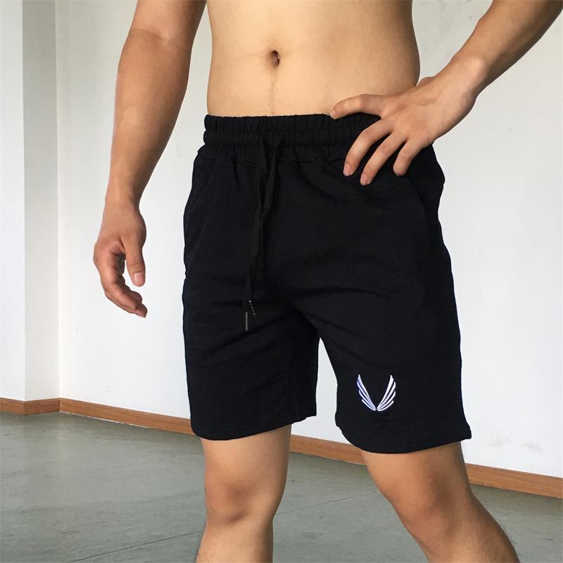 Men's Summer Fitness Training Shorts - Slim Fit Cotton