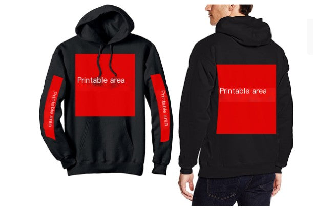 Retro Printed Letter Hoodie - Korean Fashion Style