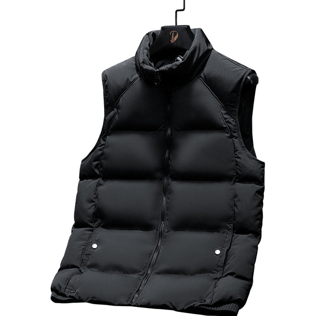 Men's Windproof Casual Vest in Polyester Fiber